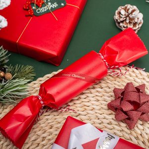 Yarcony Shimmer Red Wrapping <b>Paper</b> <b>Roll</b> 17 Inches X 33 Feet Pearly Lustre Gift <b>Wrap</b> For Birthday Holiday Christmas - Product Image 4