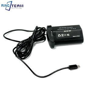 แบตเตอรี่จำลอง LP-E4/E19 สำหรับกล้อง Canon EOS 1D CX MarkIII IV R3 1DX2 1DS4 1D3 พร้อมหัวแปลง <span class=keywords><strong>DR</strong></span>-E4 เป็น Type-C - Product Image 2