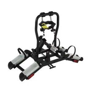 Porte-vélos robuste pour 2/3 vélos électriques |   Porte-bagages inclinable et pliable pour SUV et camion |   avec serrure pour la sécurité - Product Image 2