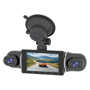 Caméra embarquée 2.5K 3 pouces à quatre objectifs, enregistreur de conduite panoramique à 360 degrés, surveillance de stationnement, double objectif, WIFI, enregistrement en boucle pour voiture - Product Image 1