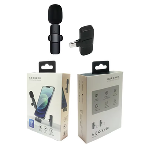 Micrófono de Solapa Inalámbrico K9 Mini, Micrófono Lavalier 2 en 1 con Clips, Cancelación de Ruido, Grabación, Altavoz BT <span class=keywords><strong>para</strong></span> Teléfono <span class=keywords><strong>Android</strong></span>, Transmisión en Vivo - Product Image 3