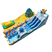 Aire de jeux gonflable géante Château sautant avec avion Thème astronaute Jeux de parc d'attractions gonflables en vente