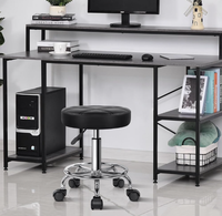 Tabouret de salon professionnel rotatif à 360°, réglable en hauteur, chaise pivotante pour barbier, technicien, salon de beauté, studio de tatouage
