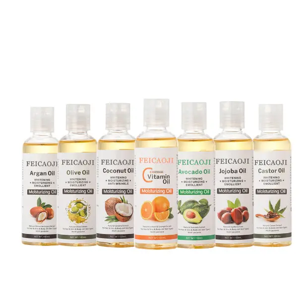 Extrait végétal naturel organique de plante Nourrir Hydratant Argan VC Blanchissant Corps Visage Nourrir Massage Huile Spa