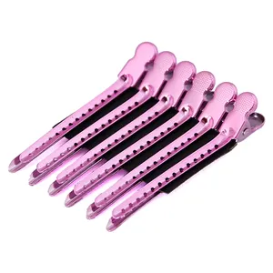 wholesale factory cheap custom Park L-Clips hairdressing stainless steel hair salon alligator hair clips for salon barber use