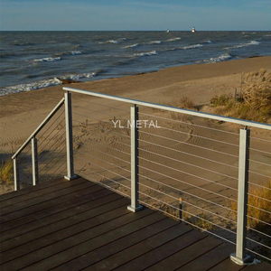 YL fil balustrade main courante pont <span class=keywords><strong>terrasse</strong></span> balcon poste <span class=keywords><strong>garde</strong></span>-<span class=keywords><strong>corps</strong></span> clôture extérieur bricolage poste câble <span class=keywords><strong>garde</strong></span>-<span class=keywords><strong>corps</strong></span> - Product Image 2