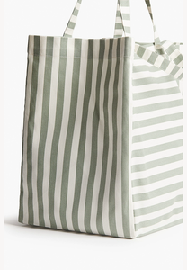 Eco Chic algodón orgánico lona <span class=keywords><strong>Shopper</strong></span> Tote estilo de moda con asa de cuerda logotipo personalizado - Product Image 5