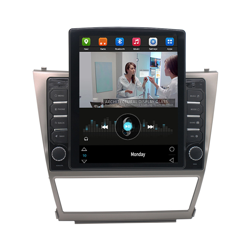 Автомобильный android camry 2007 2008 2009 2010 2011 Тесла стиль экран видео dvd плеер аудио стерео android автомобильное радио для toyota camry