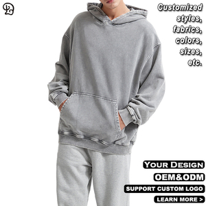 Biểu Tượng Tùy Chỉnh Men's Thời Trang Áo Thun <span class=keywords><strong>Tops</strong></span> Thiết Kế Quần Áo Unisex Quá Khổ Nặng Hoodies Và Áo Nỉ Cho Nam Giới - Product Image 4