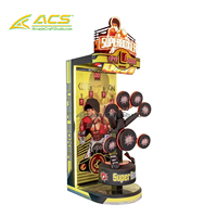Machine d'entraînement de boxe ACS avec détection de mouvement, en matériau ABS - Jeu d'arcade à monnayeur pour plusieurs joueurs, en anglais