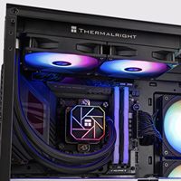 AQUA ELITE 240 V3 ARGB PWM CPU Cooler Fans Noir Blanc Refroidissement par eau pour plusieurs plates-formes informatiques Thermalright