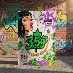 Custom Printed 1/8 oz Mylar <b>Bags</b> Food Grade Gummy Cookie Stand Pouches Smell Proof Zip Lock 3.5g 7g 28g Flower Tea Packaging <b>Bag</b> - Product Image 3