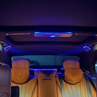 Housses de haut-parleurs LED 64 couleurs pour Mercedes Benz W205 W213 X253 C/e/glc classe E voiture nouvelle lampe lumière ambiante