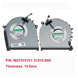 Ventilateurs de refroidissement CPU GPU TPN-C144 pour <span class=keywords><strong>PC</strong></span> HP <span class=keywords><strong>OMEN</strong></span> 17-CB 17-CB0066TX RTX2080, ventilateur de refroidissement L62866 L62864 L57367-001 MG75151V1 - Product Image 1