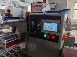 350 450 650 Embalaje horizontal <span class=keywords><strong>Burrito</strong></span> Galletas Almohada Máquina de embalaje de dulces - Product Image 2