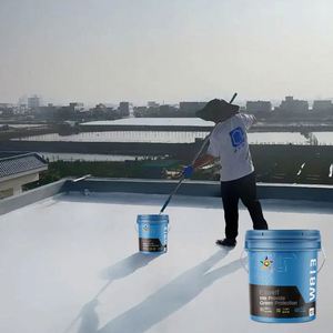 Factory Direct Sale ECOELF W802 High Bond Strength Anti Salt Alkaline Liquid <b>Silicone</b> <b>Rubber</b> Waterproofing Roof Coating for - Product Image 2