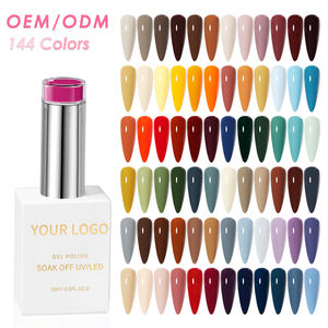 Vendeeni tırnak salonu malzemeleri toptan Uv tırnak jeli  cilalama seti TPO HEMA ücretsiz OEM özel etiket 15ml 144 renkli tırnaklar  tırnak jeli lehçe - Product Image 4
