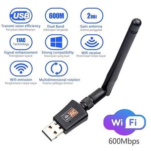 Adaptador <span class=keywords><strong>WiFi</strong></span> <span class=keywords><strong>USB</strong></span> de Doble Banda de 1300Mbps, 2.4GHz y 5.8GHz, Inalámbrico 802.11N Interno para Computadoras de Escritorio, Venta al Por Mayor - Product Image 3