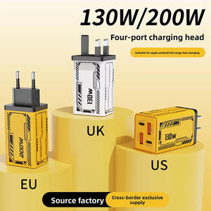 <span class=keywords><strong>Caricabatterie</strong></span> 130W Ultra veloce 4 porte tipo C PD ricarica rapida USB caricatore per telefono Multi dispositivo per MacBook <span class=keywords><strong>iPhone</strong></span> Samsung - Product Image 4