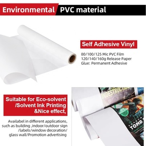 Película de Vinilo PVC Autoadhesiva Ecológica e Impermeable Masigns MV5300 de 100 Micras con Acabado Mate Resistente a los Rayos UV para Publicidad Exterior - Product Image 2