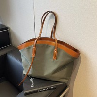 Sac fourre-tout élégant pour femme, design de panier personnalisé, polyvalent, rétro, élégant, couleur unie, fermeture éclair en PU, dernière tendance de la mode