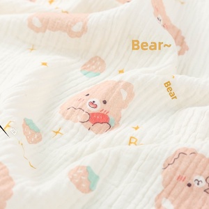 <span class=keywords><strong>Tessuto</strong></span> a maglia in rete a doppio strato di larghezza ampia, garza crepe, per pigiami per neonati, biancheria da letto, progetti fai da te, resti, 100% cotone - Product Image 3