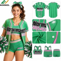 Tenue d'entraînement pour club de danse, maillots de cheerleading de haute qualité, uniformes personnalisés pour équipe de cheerleading, maillot de baseball