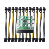 Module d'alimentation pour serveur HP 750W 1200W PSU, conversion d'alimentation + 17 câbles d'alimentation 12 broches vers 8 broches