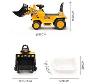 Camion Cavalcabile Ecologico in Plastica per Bambini <span class=keywords><strong>2</strong></span>-4 Anni, con Pedale Manuale, 4 Ruote, Giocattolo da Esterno Unisex - Product Image 6
