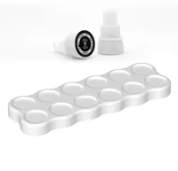 Bougies LED chauffe-plat RVB à changement de couleur, scintillantes, pour décorations de mariages et fêtes d'Halloween, avec base de charge sans fil à 12 emplacements