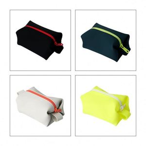 Grande trousse de maquillage pour femme en silicone, résistante à l'eau, avec poignée souple, motif bonbons, pour voyage, fermeture éclair - Product Image 6
