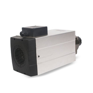 Motor de Husillo Cuadrado para Router CNC, Modelo Nuevo de Última Generación, 12kw, 12000 <span class=keywords><strong>RPM</strong></span>, ER40, 380V, 400 <span class=keywords><strong>Hz</strong></span>, Venta Caliente - Product Image 2