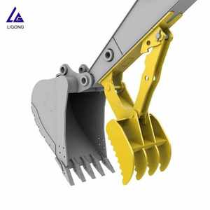 Attacco a benna rotante per escavatore per la movimentazione dei rottami con idraulica ausiliaria Pc200 - Product Image 1