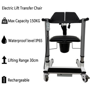 Lève-personne électrique réglable en hauteur avec roues <span class=keywords><strong>pour</strong></span> <span class=keywords><strong>personnes</strong></span> <span class=keywords><strong>âgées</strong></span>, handicapées, soins <span class=keywords><strong>à</strong></span> <span class=keywords><strong>domicile</strong></span>, transfert salle de bain et toilettes - Product Image 5
