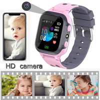 Z1-reloj inteligente para niños y niñas, pulsera con llamadas telefónicas, resistente al agua SOS, rastreador de ubicación