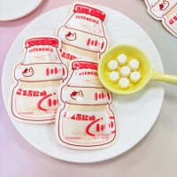 Bonbons gélifiés probiotiques en forme de biberon, saveur yaourt, doux et moelleux, idéal comme cadeau de mariage ou de fête pour enfants