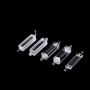 Cuvette Cellule à flux de quartz fondu UV de haute qualité personnalisée avec filetage - Product Image 2