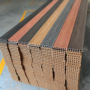 Hot Sale Outdoor Patio <b>Decking</b> Dark Wood Plastic Composite Flooring 3D Woodgrain WPC <b>Decking</b> Board - Product Image 6
