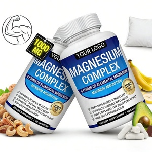 AURA 8 Formas de Magnesio Elemental (1000mg) Cápsulas Suplementos Dietéticos Complejo de Magnesio 12 en 1 Cápsulas de Complejo de Magnesio - Product Image 4