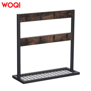 Porte-tasses à café mural moderne WOQI en bois, crochets, étagère de rangement pour la maison, la <span class=keywords><strong>cuisine</strong></span>, l'affichage, origine du Shandong - Product Image 2
