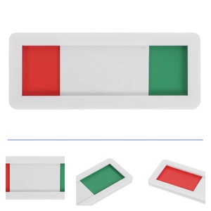 Dấu Hiệu Riêng Tư Thanh Trượt Cửa Chỉ Báo Dấu Hiệu Acrylic Dấu Hiệu Cửa Chiếm Đóng Màu Đỏ Và Màu Xanh Lá Cây Cho Phòng Tắm Và Văn Phòng - Product Image 3