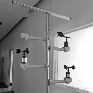 Anémomètre industriel à girouettes 3 tasses certifié CE avec sortie d'impulsion RS485 Station météo capteur de vitesse du vent matière plastique - Product Image 2