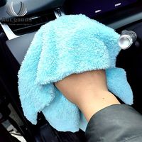 Serviettes de lavage de voiture à eau d'absorption 60x40 Serviette en microfibre Nettoyage de voiture 500gsm 40x40 30x40cm 600GSM