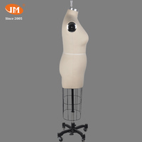 Mannequin buste grande taille en fibre de verre pour présentation de robes de mariée, essayage, drapage et confection de patrons en boutiques de mariage