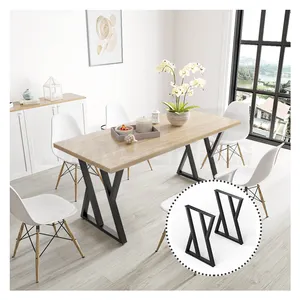 Custom Wholesale Pedestal Base Table Leg Adjustable Cast Iron Steel Metal Table Furniture Legs For Coffee Dining Bar