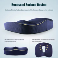 Coussin de chaise, soulagement des douleurs du coccyx, coussin pour chaise de gaming, coussin pour chaise de bureau, mousse à mémoire de forme, base antidérapante avec fermeture éclair