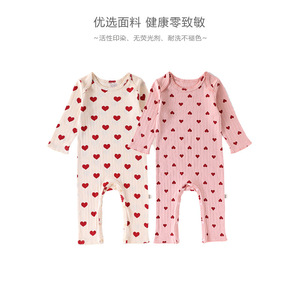 <span class=keywords><strong>Tuta</strong></span> per bambini 2025 per ragazze in stile primaverile in puro cotone categoria un Set per vestiti da neonato con chiusura a bottoni per uomo e donna pagliaccetti per neonati - Product Image 2