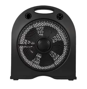 12 ''Elektrische Box Ventilator Ventilatie Ventilator Groothandel Plastic Draagbare Ventilator Met 2 Uur Timer