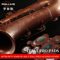 Popular Grade Classic Structure Bare Copper RST-Q7 Woodwind Instrument Tenor Saxophone