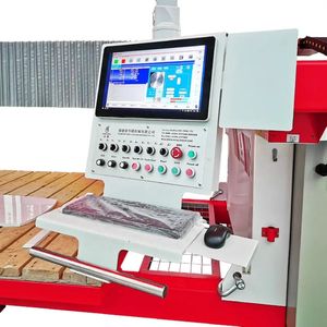 Hualong Machinery CNC Cuisine Salle De Bains Comptoir Évier 5 Axes Sculpture Machine 5 + 1 Grande Broche Pierre Pont Scie Machine De Découpe - Product Image 2